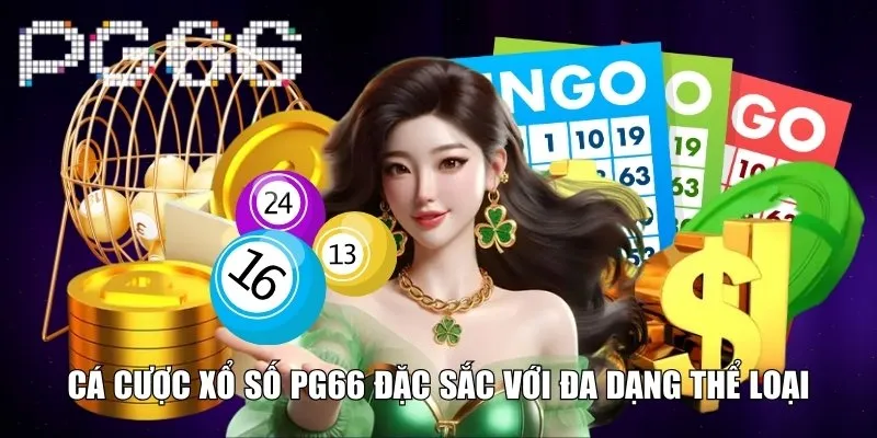 Cá cược xổ số PG66 đặc sắc với đa dạng thể loại